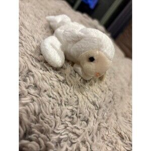 Ty Beanie Baby Fleece Lamb Beanbag Plush Original Tag 1996‎ PE 4th Gen - 4125
